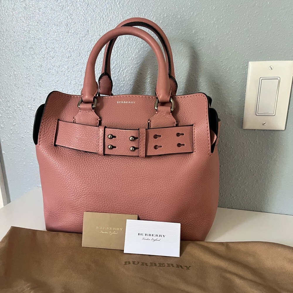 Burberry small leather belt bag